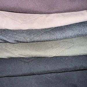 Plus Size 22W Elastic Waist Control Dress Pants | Multiple Colors | Grey